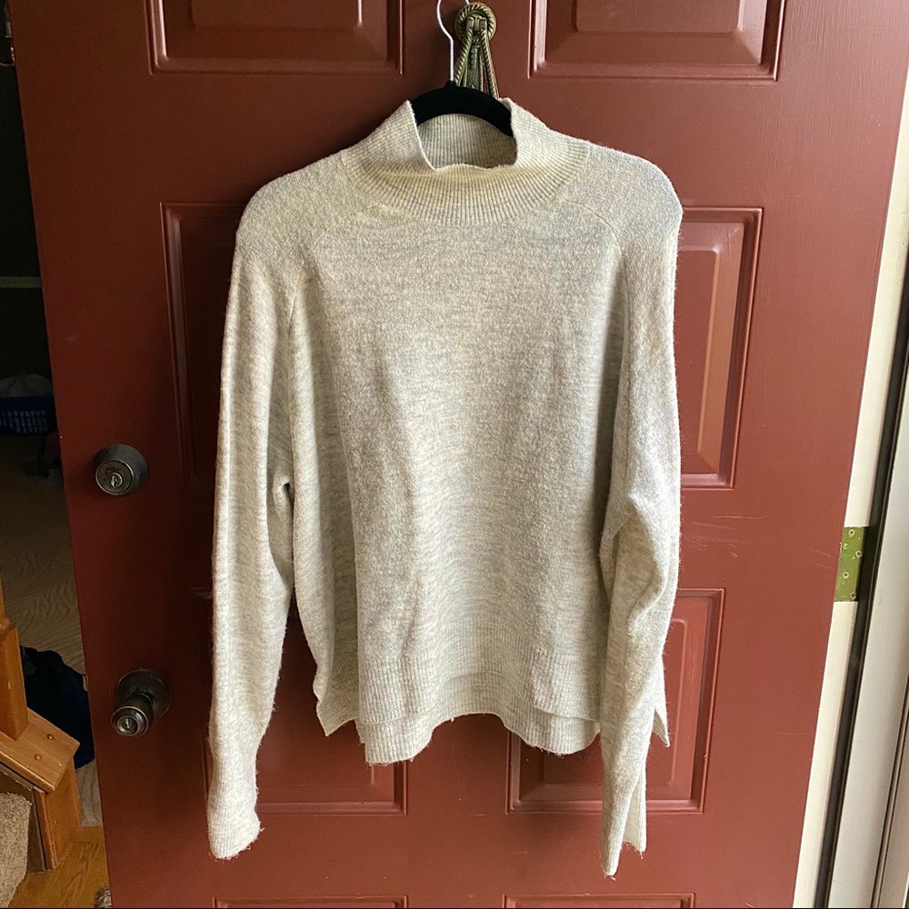 Size L Gray H&M Turtleneck Sweater